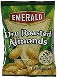 Emerald 34895 100 Calorie Pack Dry Roasted Almonds, .62 oz(Pack of 7) DFD34895
