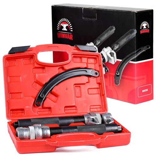 WINVAR Heavy Duty Coil Spring Compressor Tool – Ultra Rugged Macpherson Strut...