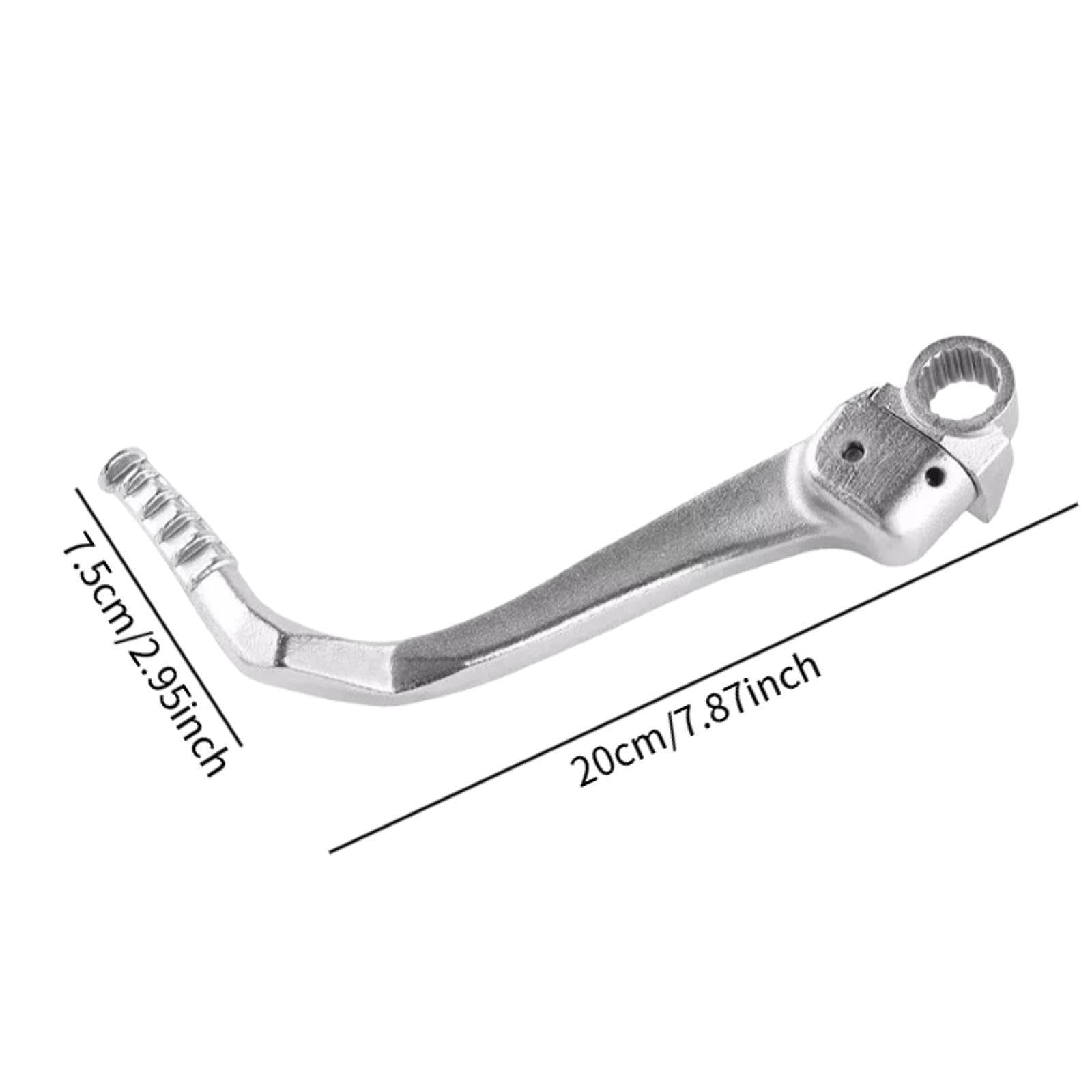 Kick Start Starterhebel Motorrad Starthebel Pedal Ersatzteil Metall Ersatzhebel Motocross Reparaturteil Passend für Herren Werkstatt Garage