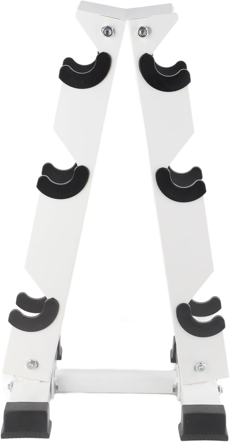 VGEBY A-Frame Dumbbell Rack Stand 3 Tier Weight Rack for Dumbbells Home Gym Portable Dumbbell Racks Stands
