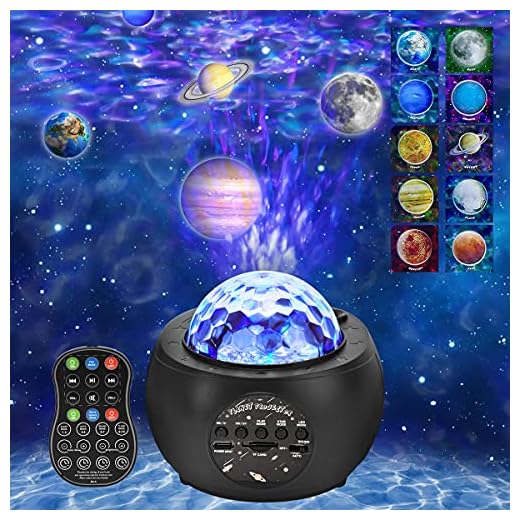 ROVLAK Proiettore Stelle Soffitto LED Lampada Proiettore di Stelle Luce Notturna Cielo Stellato Proiettore Bambini con Telecomando Timer Altoparlante Bluetooth Proiettore Galassia per Natale, Feste
