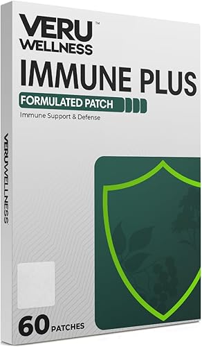Veru Wellness Parche Immune Plus - Inmune diario - Salud general, zinc, saúco y equinácea (60 días)