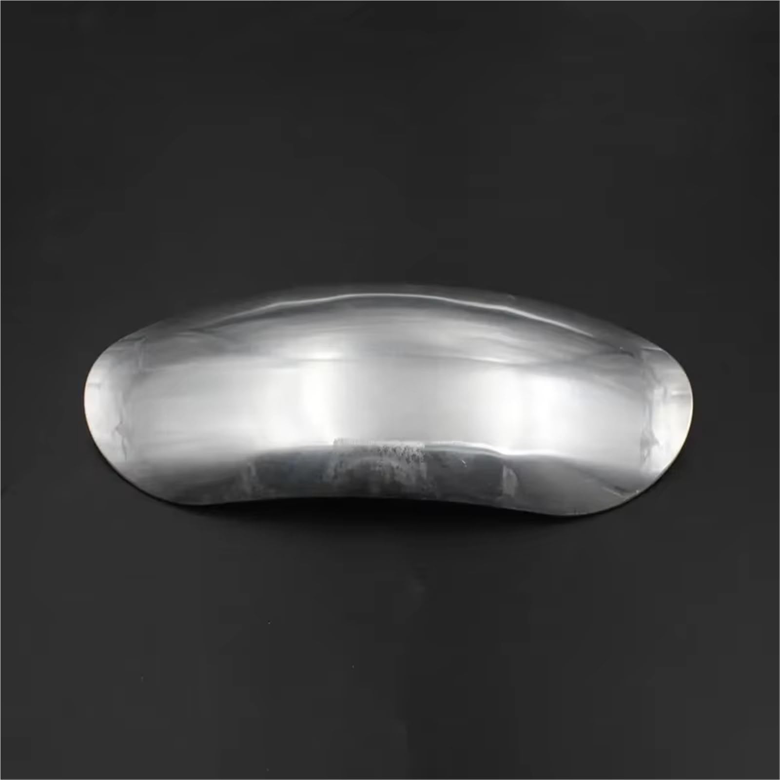 Parafango Moto Allungato Per Cruiser Per Chopper Universale Argento Moto Parafango Corto Non Verniciato Anteriore Scooter