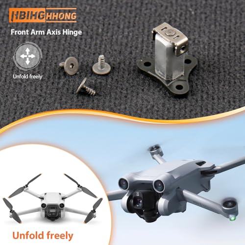 front arm axis replacement for dji mini 3 front arm shaft screws front arm hinges for dji mini 3 pro drone accessories parts with repair tools3pcs screws