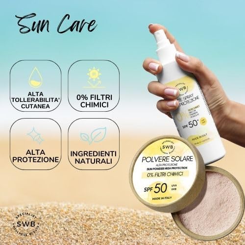 SWB- Polvere Solare Alta Protezione- 100% Filtri