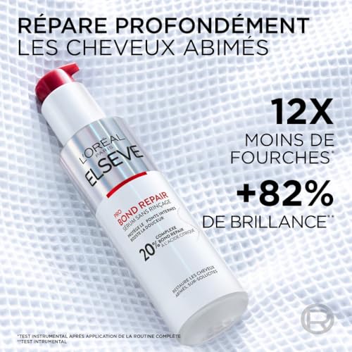 Soin Cheveux Sérum Réparateur Sans Rinçage Pour Cheveux Abîmés Sur sollicités Elseve Le Flacon pompe De 150ml - vue 6