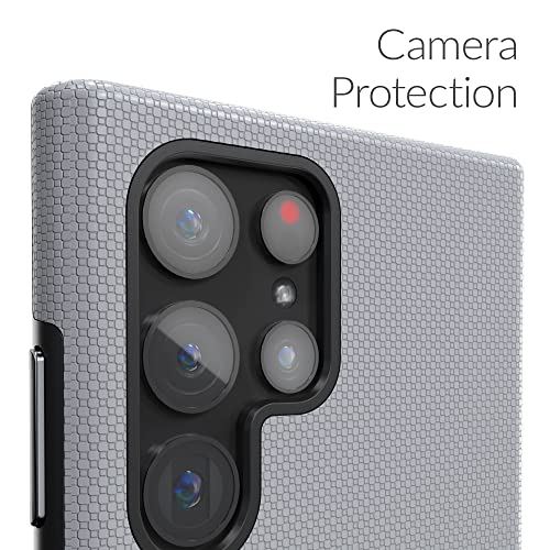 Image of Crave Galaxy S22 Ultra Case, Shockproof Protection Dual Layer Case for Samsung Galaxy S22 Ultra 5G (6.8 inch) - Slate