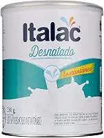 LEITE EM PÓ DESNATADO INSTANTANEO LATA ITALAC 280 GRS