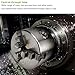 RATTMMOTOR Motor Lathe Chuck Spindle Assemblies, K11-160mm 3 Jaw Lathe Chuck with 750W 110V Adjustable Speed Brushless Servo Motor+Driver, Through Hole 45mm for Polishing/Woodworking Lathe Machine