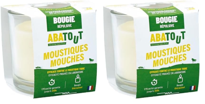 ABATOUT - Bougie Répulsive...