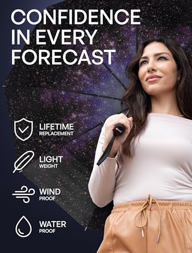 image for Repel Umbrella Windproof Auto Folding Travel Umbrella - Withstands Win