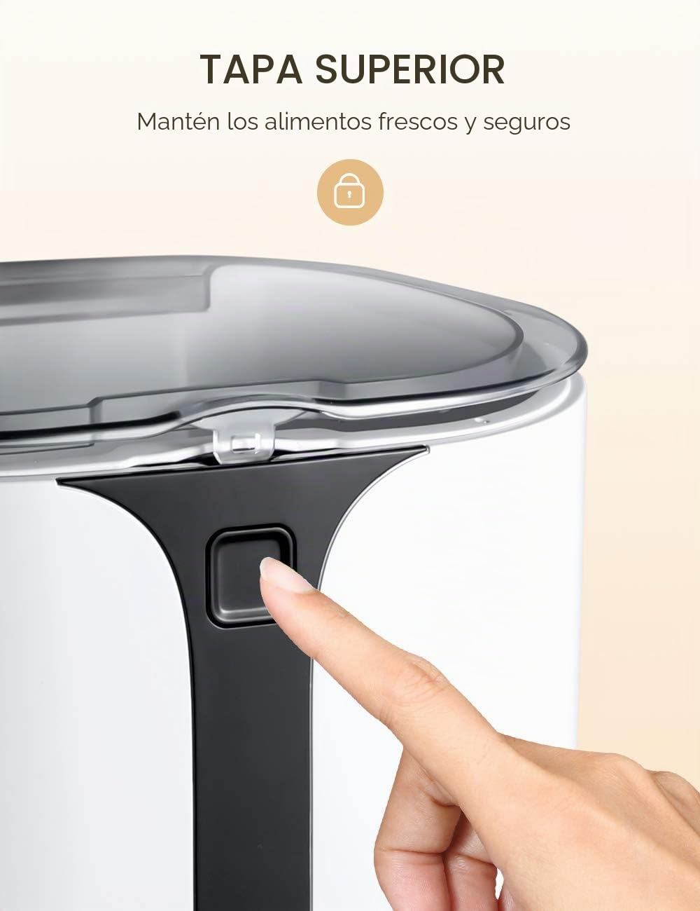 Faroro 7L Comedero Automático para Gatos, Dispensador Comida para Gatos y Perros con Temporizador hasta 5 Comidas por Día, Control de Porciones, Pantalla LCD, Grabación de Voz de 10s