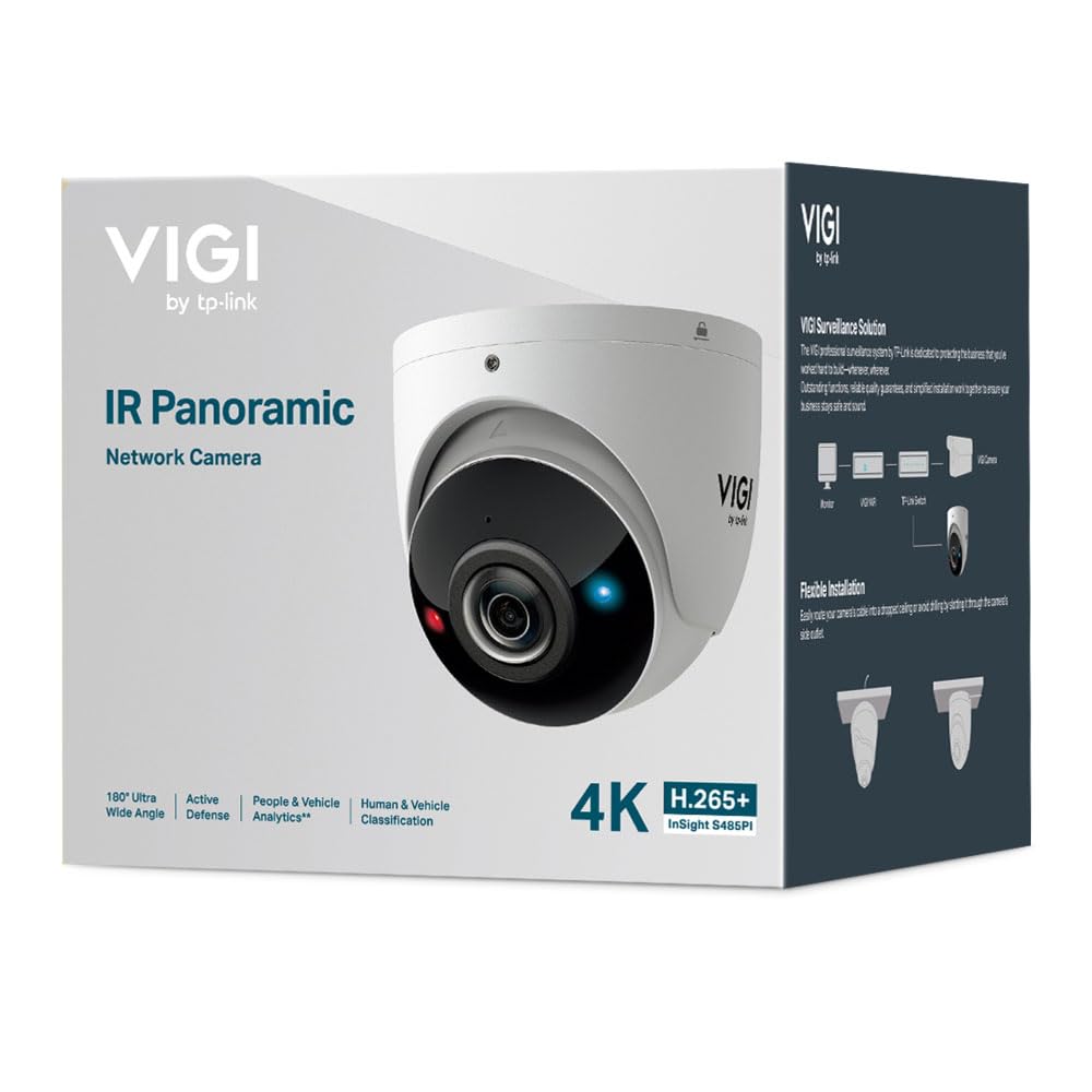 TP-Link Insight S485pi, IP-Sicherheitskamera, Drau?en, Kabelgebunden, 44 M, 120... (insight S485pi(un))