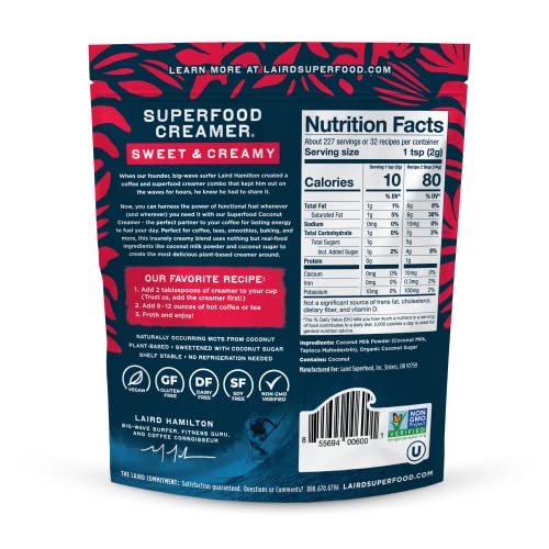 Laird Superfood Coconut Powder Coffee Creamer