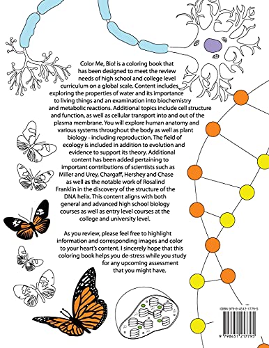 Color Me Bio!: A review coloring book for Biology students - Image 2