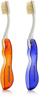 MOUTHWATCHERS Dr Plotkas Extra Soft Flossing Toothbrush, Folding Travel Toothbrush for Adults, Ultra Clean Nano Toothbrush, Good for Sensitive Teeth and Gums