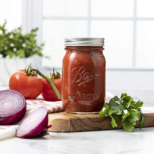 Image of STAR WORK Transparent Glass Jar and Container with Air Tight Gold Lid for Kitchen | Storage for Pickle Masala spice and more (400 ml Set Of 6)