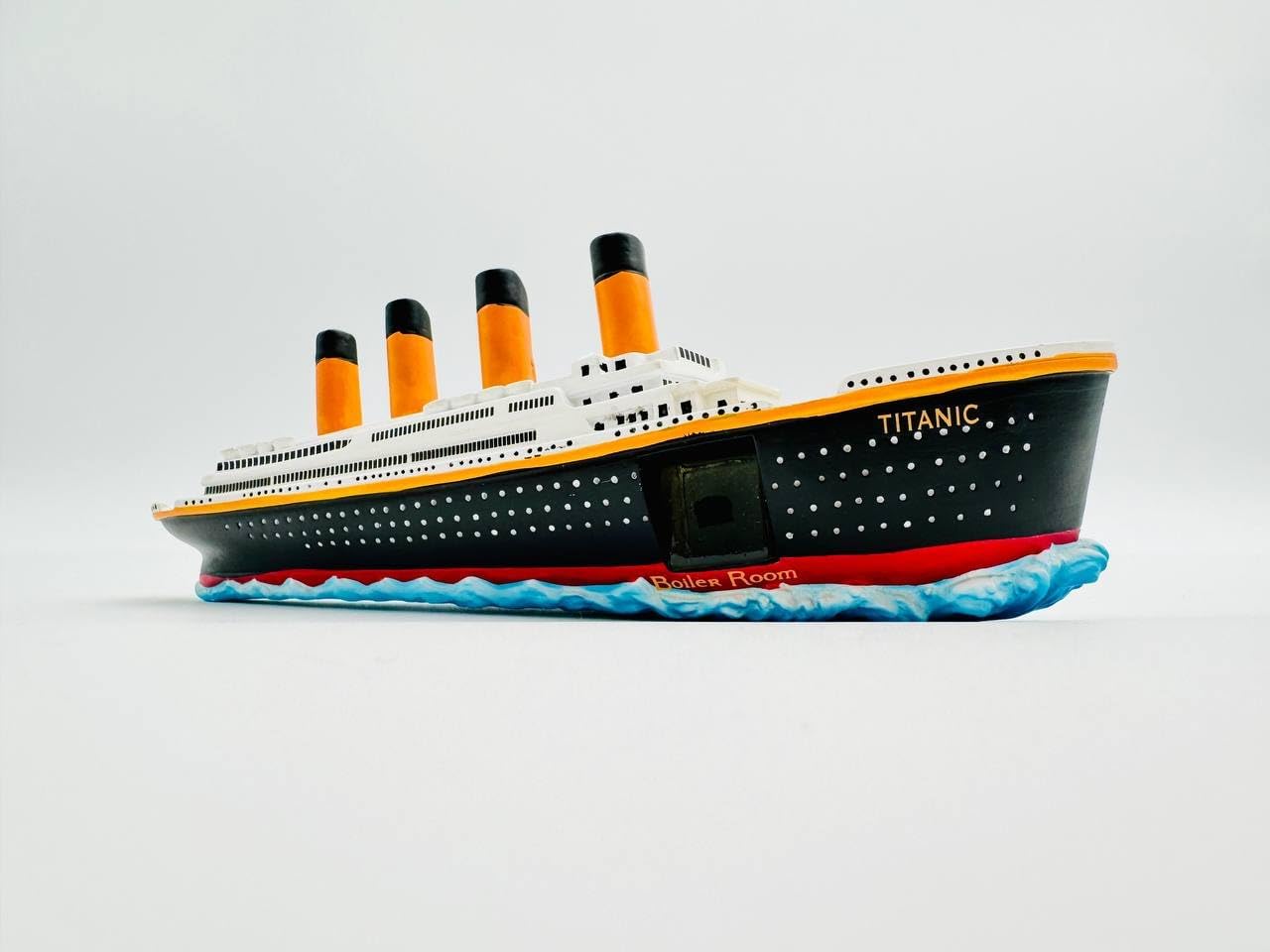 RMS Titanic 3D Ship Model with Authentic Coal – Historical Replica with Certificate of Authenticity - Wall or Desk Display Collectible