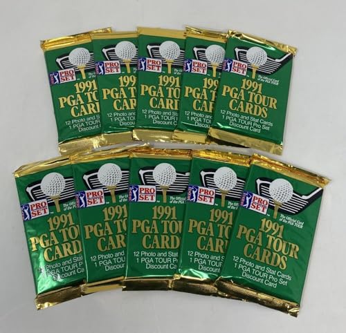 1991 Pro Set PGA Tour Golf Card Pack John Daly Rookie Lot