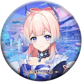 Amazon.co.jp: 原神シリーズ キャラクター缶バッジ Genshin 珊瑚宮心海