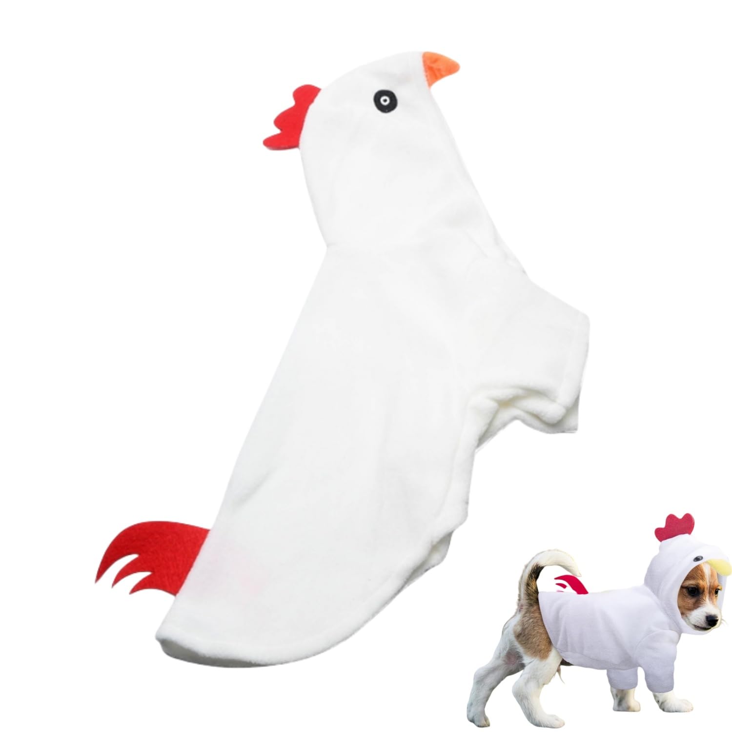Dog Halloween Chicken Costume Funny Pet Halloweens Christmas Cosplay Cloak Small Pets Cat Chickens Costumes Clothes