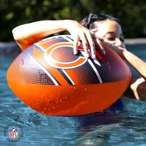 Image of BigMouth 18 inch Inflatable Pool Football Officially Licensed NFL Fan Gear Merchandise Beach Ball Games for Adults and Teens