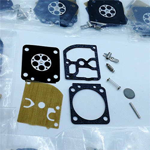 shiosheng 10Pcs/lot Carburetor Diaphragm Rebuild Kit Fit Stihl MS180 MS170 018 017 ms 180 170 Chainsaws Walbro Carb
