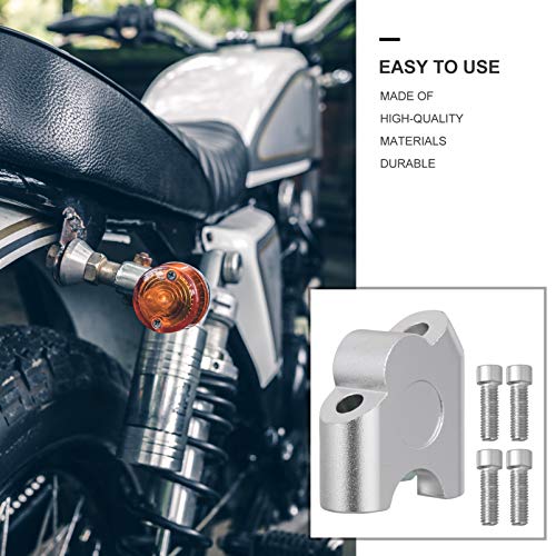 Garneck Elevadores de guidão para motocicleta com parafusos de 22 mm para guidão universal Moto prat