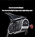 SSDKKI 1.7L Capacity Bike Saddle Bag for Bicycle Rear rack，Waterproof Bicycle Seat Bag with Reflective Strip,Durable Under Seat Storage,trekking for Mountain Road Commuting