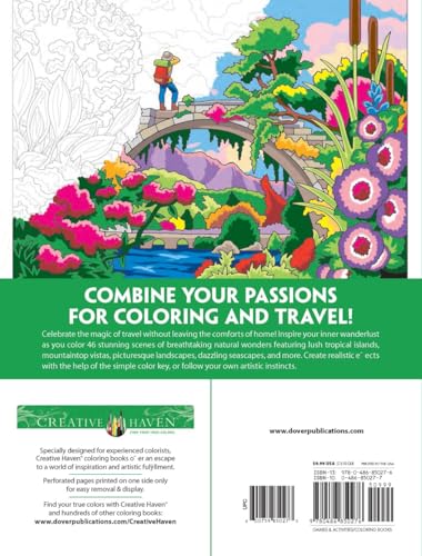 Creative Haven Wanderlust Color by Number (Adult Coloring Books: World & Travel) - Image 2