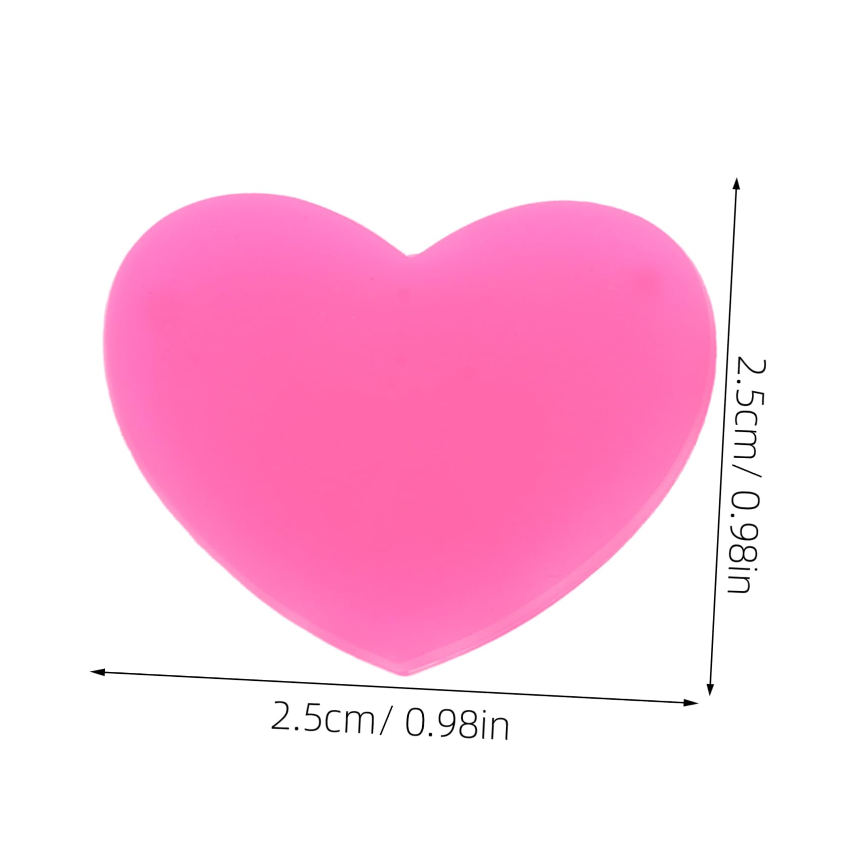 BIUDECO Cute Tennis Racket Dampeners 6pcs Heart Shaped Silicone Absorbers for Vibration Reduction on Tennis Racket Strings