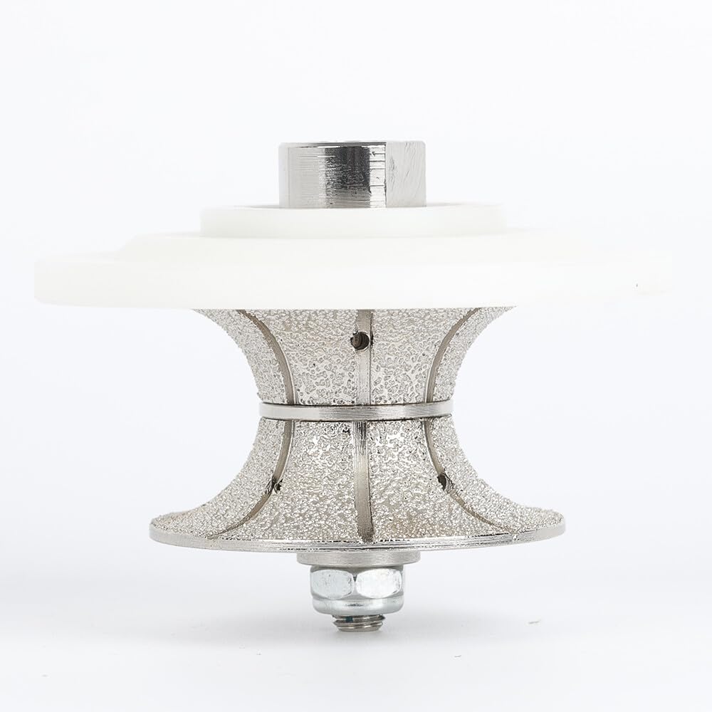 Raizi V Type 40mm Angle Grinder Full Bullnose Diamond Hand Profile Router Bits for Marble Granite Porcelain Ceramic Tile