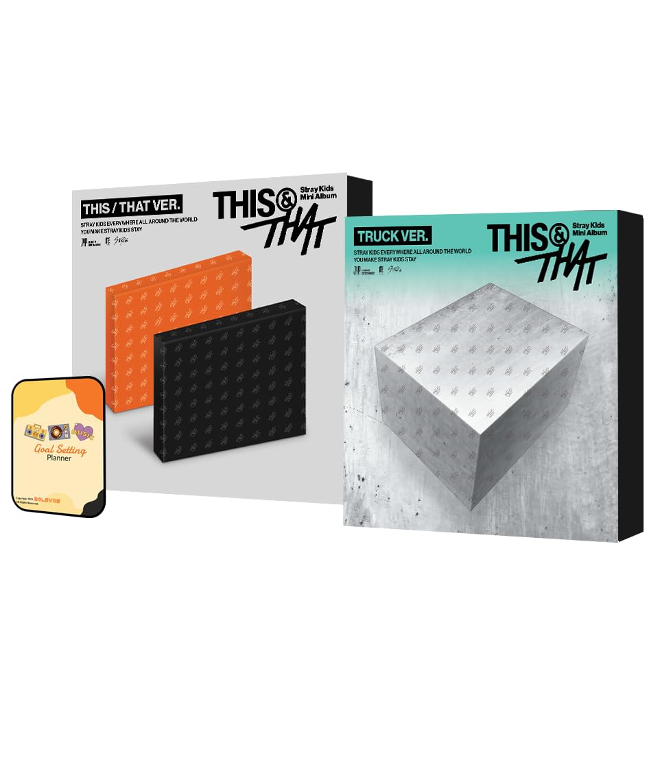 Stray Kids Album - THIS & THAT THIS + THAT + TRUCK (3 types) Full Set Album ver.+Pre Order Benefits+BolsVos Exclusive Idol-Inspired Giveaways Package