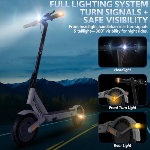 Image of Off Road Electric Scooter for Adults, 1200W-2000W Motor, 31-40+ Mile Range, 10.5-11 inch All-Terrain Tires & Dual Suspension