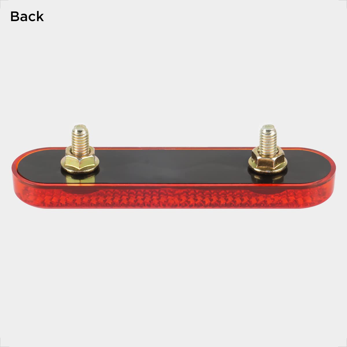 polarmotor Motorfiets Catadiopter Goedgekeurd E4 Reflector Mini 40mm Rood 2 stuks