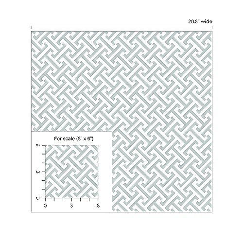 Papier peint géométrique vinyle pose facile sans colle pour mur abîmé glacier - 7