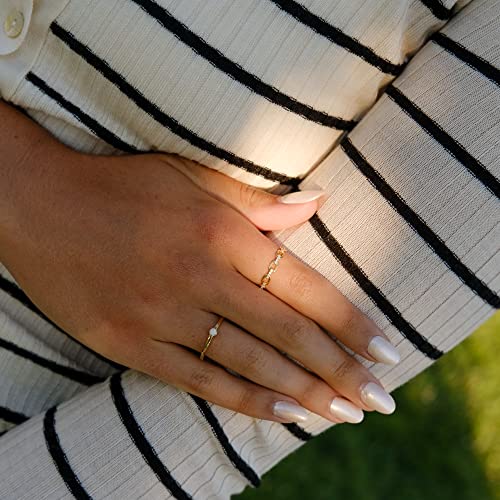 18K Gold Plated Chain Link Statement Ring3