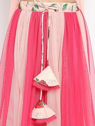 Image of Nautinati Girls Lehenga Choli Set
