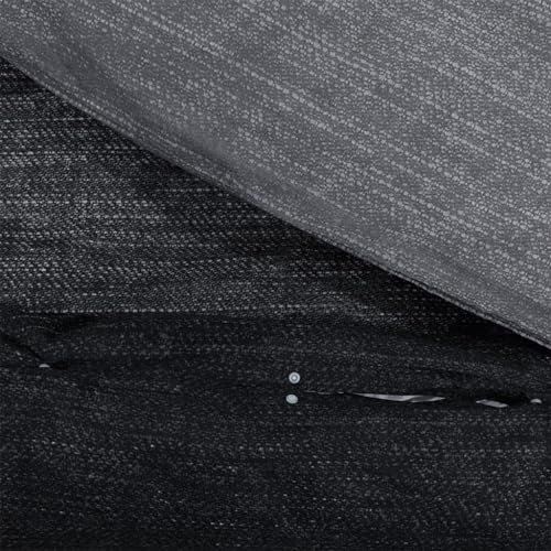 Parure de lit gris foncé en coton pour transformer vos nuits d'hiver - 5