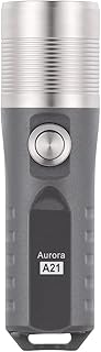 RovyVon Aurora A21 EDC Flashlight 1000 Lumens Max Super Bright Compact Pocket Flashlight, Powered by 600mAh Rechargeable and Replaceable Battery