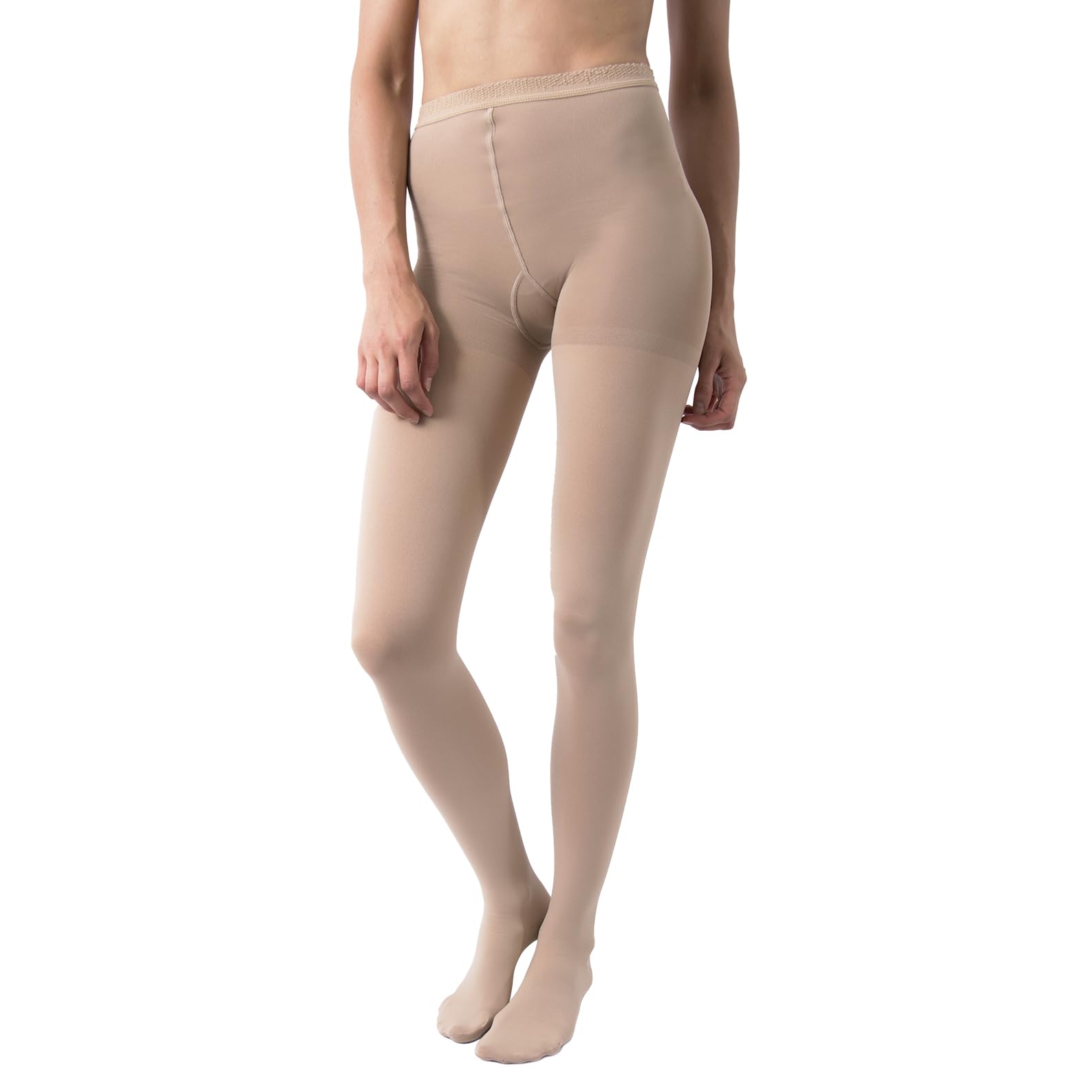 Beman 419C - Collant Medicali K2 Classe 2, Compressione Graduata 23-32 mmHg, Punta Chiusa Unisex, Tallone Rinforzato e Cuciture Piatte, Elastici Resistenti