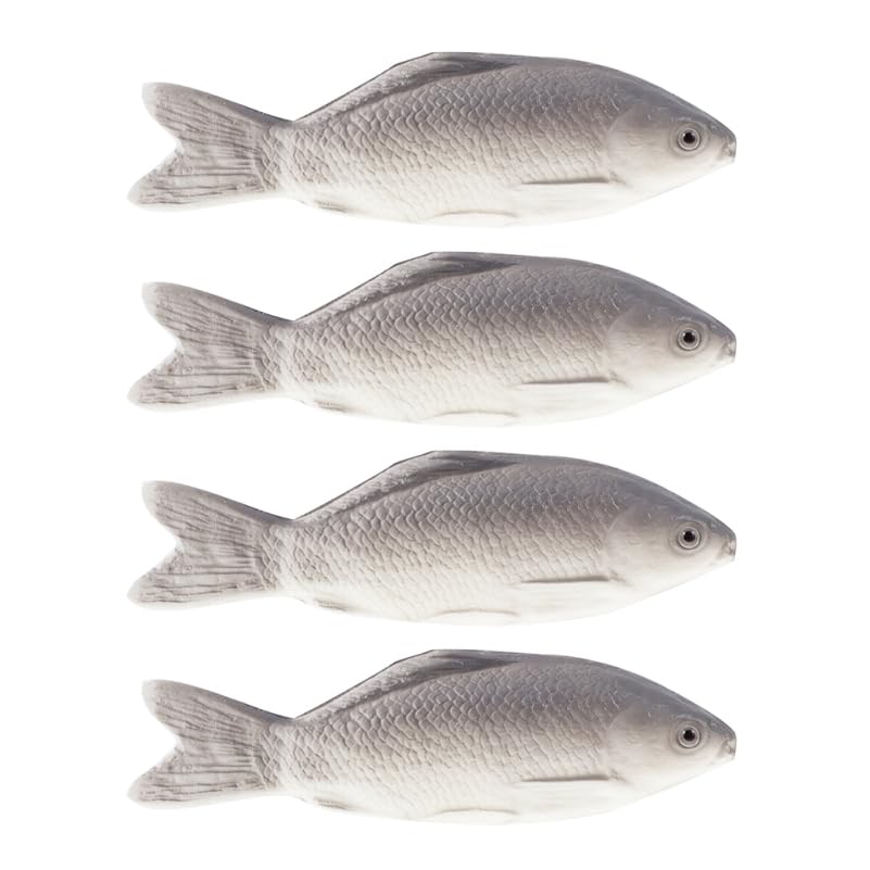 Garneck 4 Stücke Kunststoff Fisch Set – Realistische Plastik Fische Für - Perfekt Für Spiel Und Lernaktivitäten - Ideal Für Wasser Und Sandkasten Abenteuer