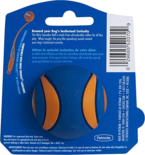 Chuckit! (4 Pack) Ultra Squeaker Ball, Small #TOP2