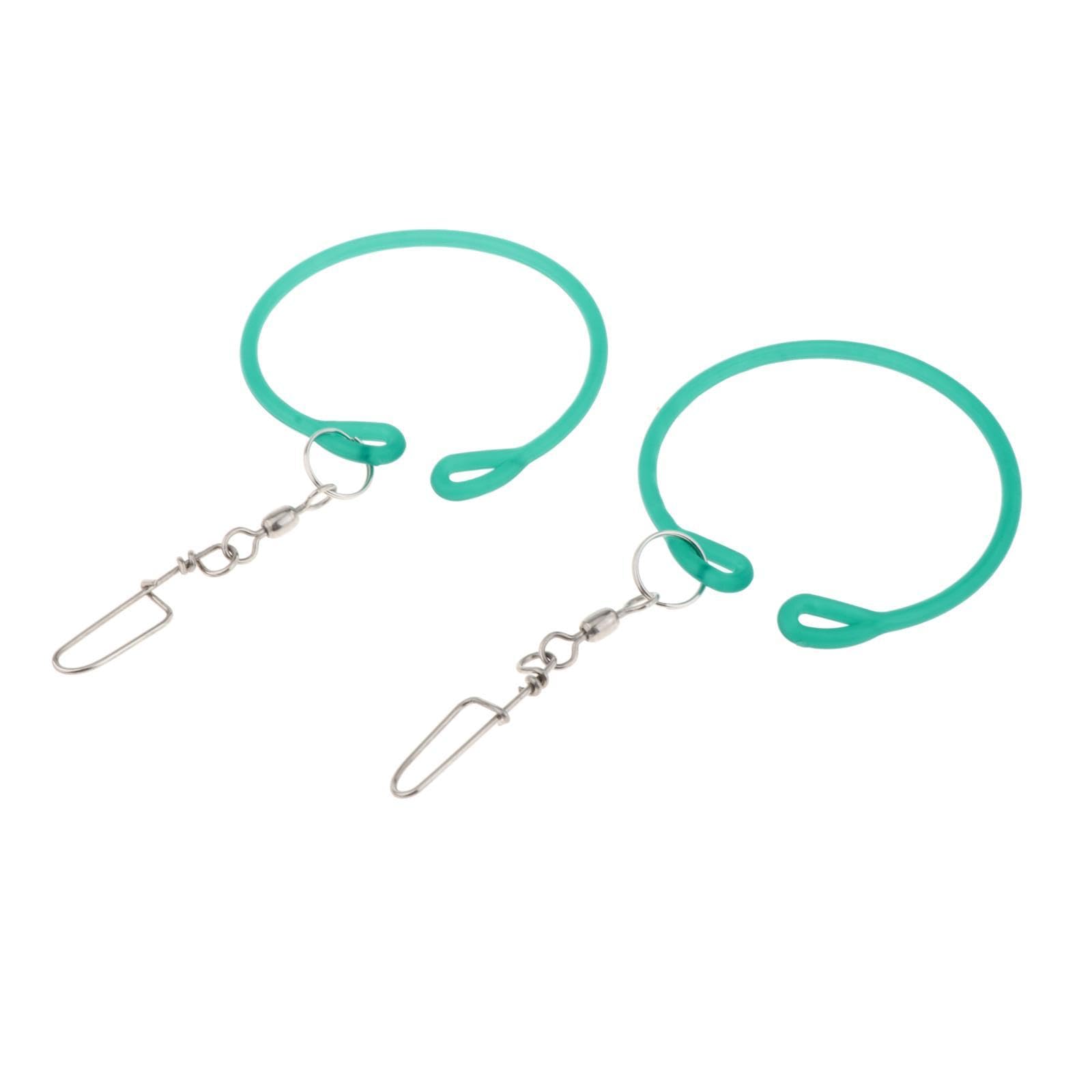 kowaku 2 Pieces Downrigger Weight Snubber,with Swivel,Release Snap,Weights Clip Trolling Snubber for Planer Board Fishing