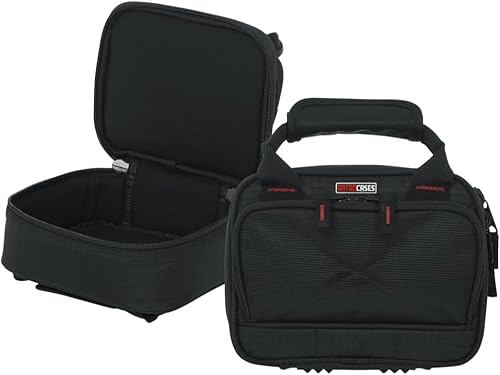 Gator Cases Bolsa de transporte acolchada de nailon para mezclador/equipo; 8.25" x 6.25" x 2.75" (G-MIXERBAG-0608)