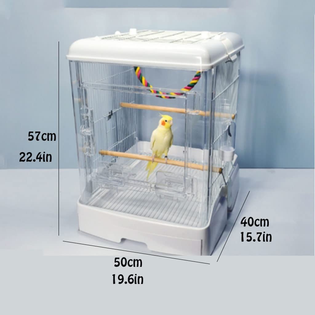 Amazon.com: EliteBloom Bird Cage Acrylic Bird Cage Clear Portable