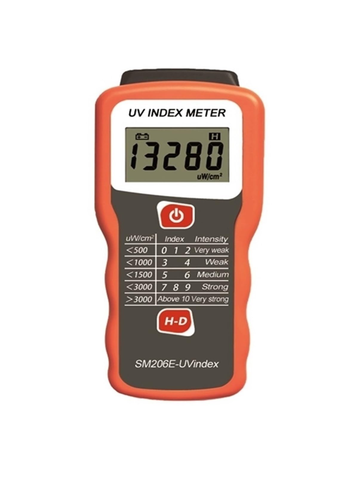Belichtungsmesser, SM206E UV-Index-Messgerät Digitaler UV-Strahlungsintensitätstester UVA UVB im Sonnenlicht Solarfilm-Blockierdetektor