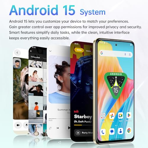 OUKITEL C65 Smartphone Android 15, 6.7" HD+ 90Hz Telefono Cellulare, 16GB+128GB/1TB Telefoni, 50MP Cellulari, 5150mAh, 4G Dual SIM/Fingerprint/OTG/3.5mm Jack/3 Card Slots/GPS - 6