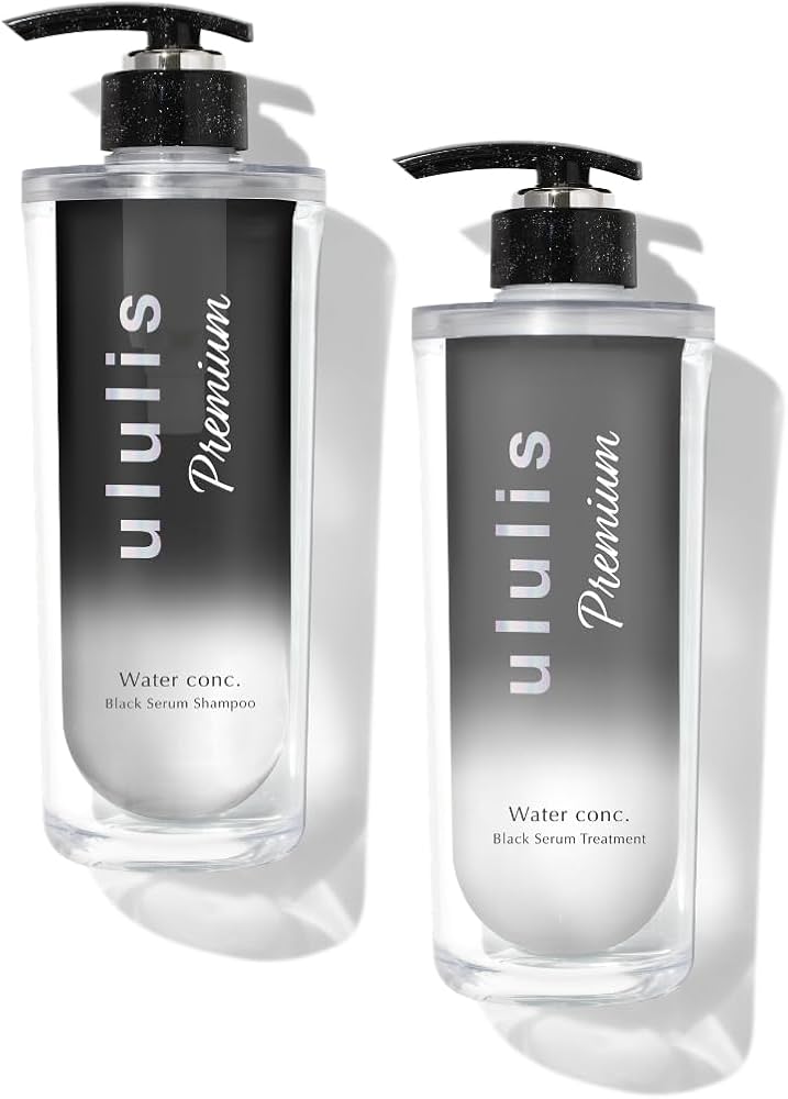 ululis Premium シャンプー・トリートメント・ヘアオイルセット Amazon | ululis ウルリス プレミアム ウォーターコンク ブラック