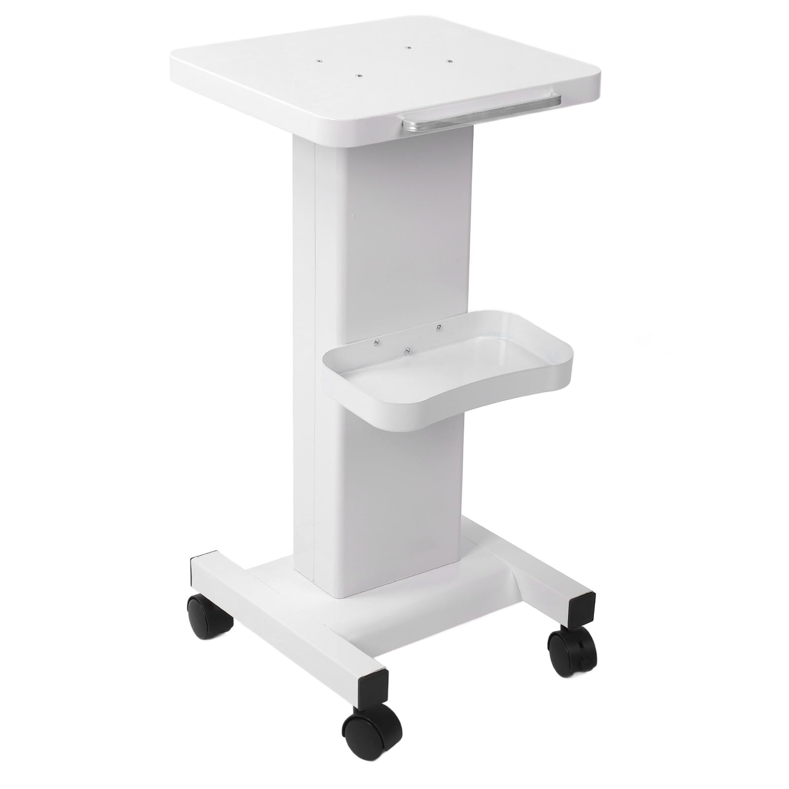 Hidyliu Carrello Carrello per Saloni di Bellezza con Ruote per Uso Professionale Spa con Ruote Elegante Ideale per Saloni di Bellezza Laboratori Ospedali Realizzato in Robusto Ferro Altezza 70 Cm